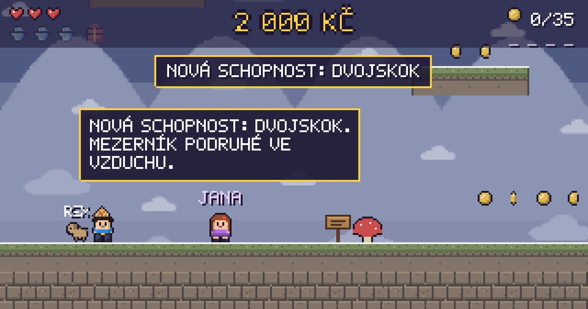 Další ukázka hry Skákačka