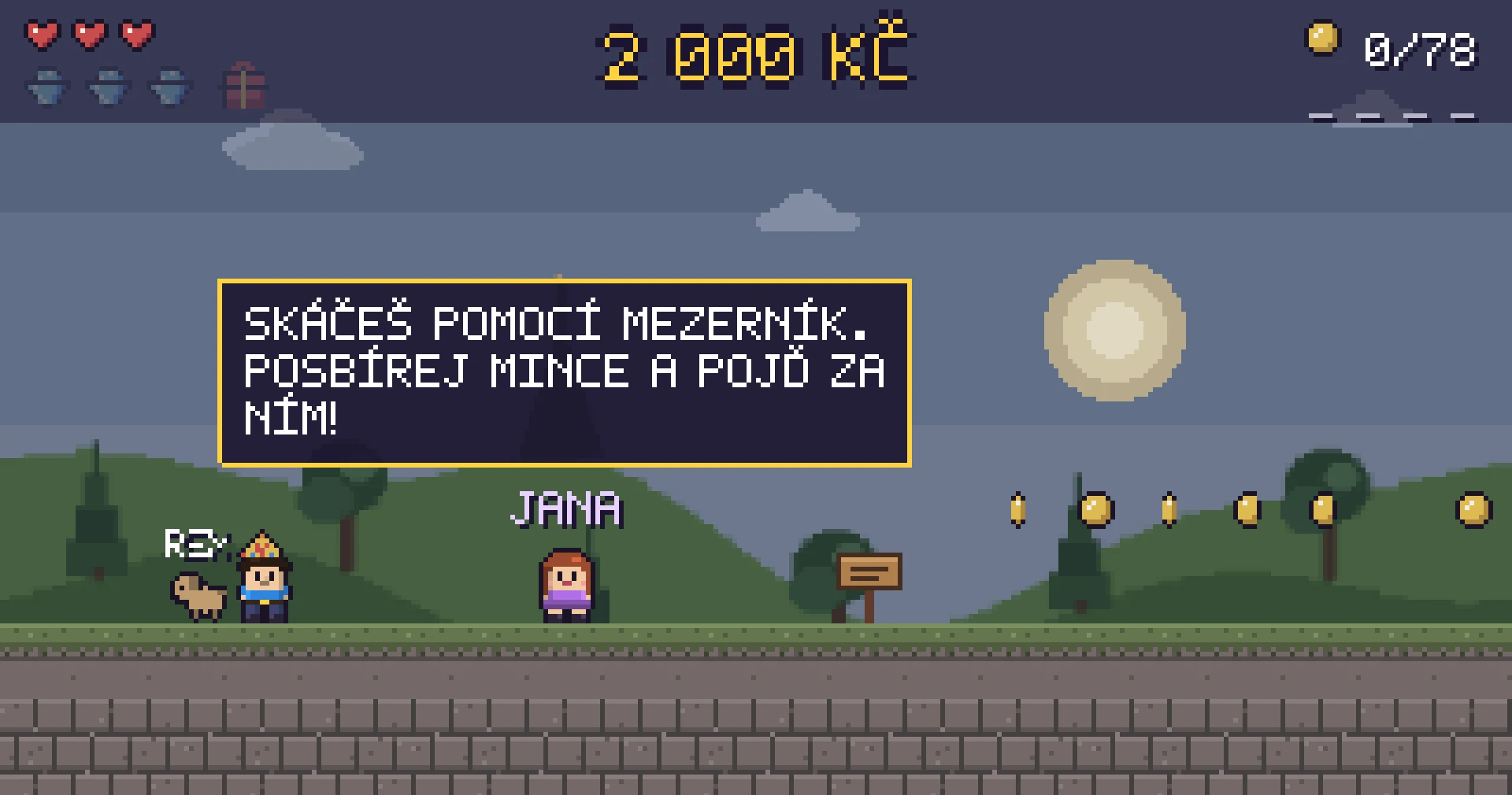 Další ukázka hry Skákačka