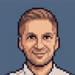 Pixel art portrét: Michal